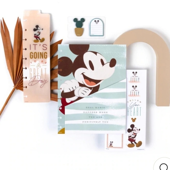The Happy Planner Disney Oasis Mickey Classic Accessory Pack NWT - Picture 2 of 6